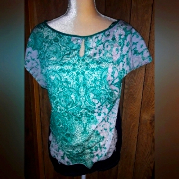 Womans Large Sized Blouse Round Neck Loosefit Top - Picture 1 of 4